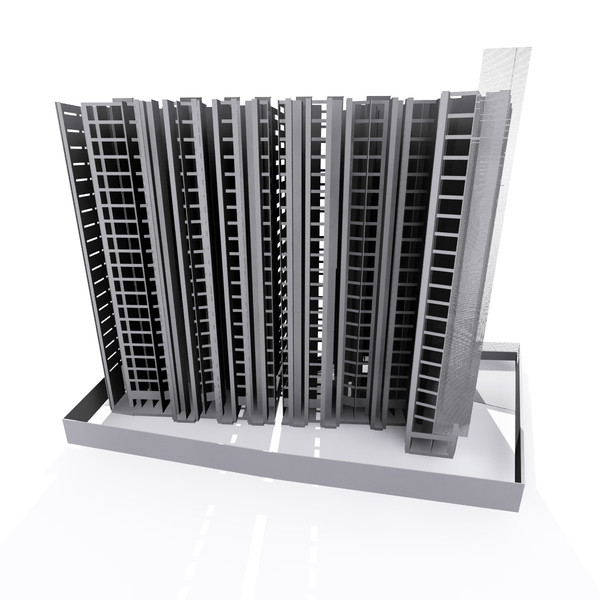 3d architectural 2010 model - BUILDING- HI MAX- 2010 by MotionMediaWorkshop