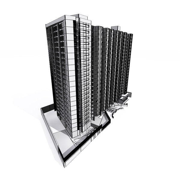 3d architectural 2010 model - BUILDING- HI MAX- 2010 by MotionMediaWorkshop