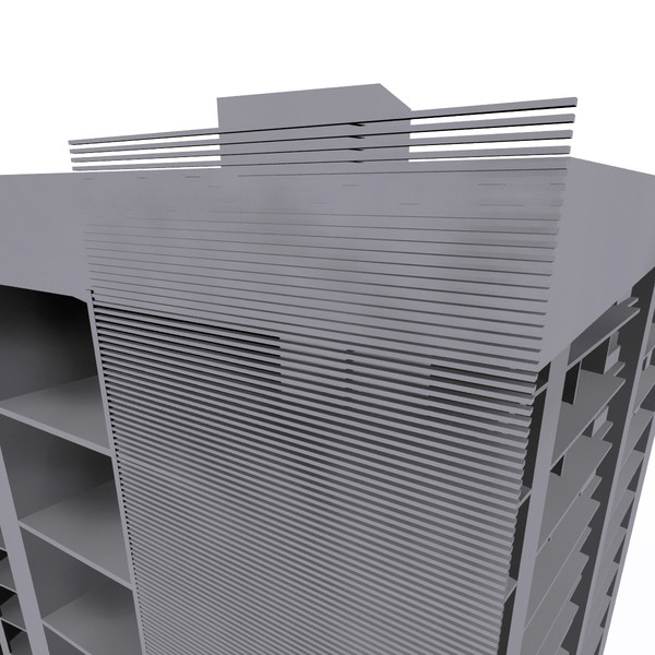 3d architectural 2010 model - BUILDING- HI MAX- 2010 by MotionMediaWorkshop