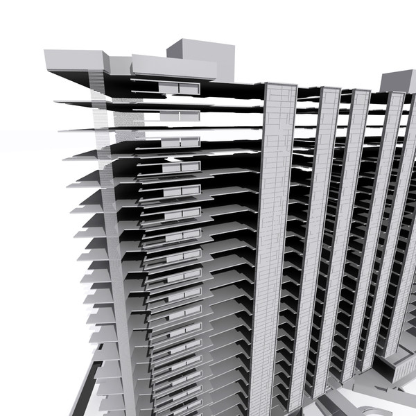 3d architectural 2010 model - BUILDING- HI MAX- 2010 by MotionMediaWorkshop