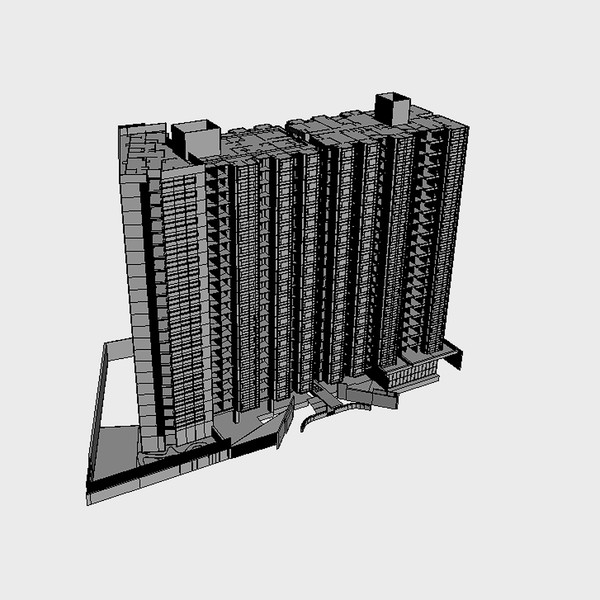 3d architectural 2010 model - BUILDING- HI MAX- 2010 by MotionMediaWorkshop