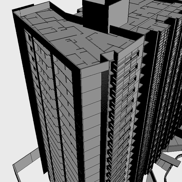 3d architectural 2010 model - BUILDING- HI MAX- 2010 by MotionMediaWorkshop