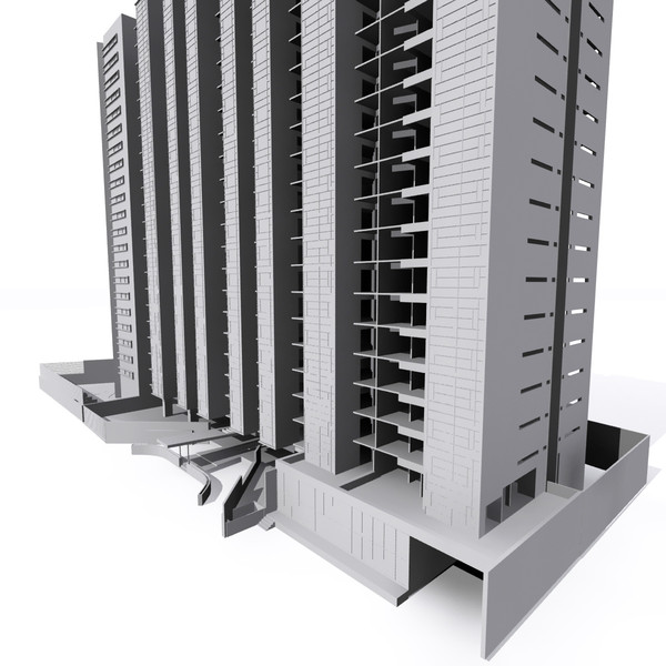 3d architectural 2010 model - BUILDING- HI MAX- 2010 by MotionMediaWorkshop