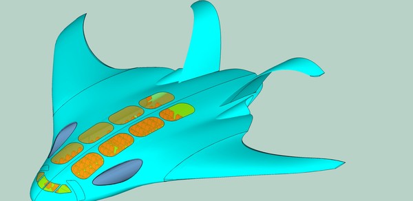 3dsmax new wave eco aircraft - New Wave Eco Aircraft Transport Assembly Model by RodgerSaintJohn