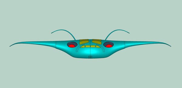 3dsmax new wave eco aircraft - New Wave Eco Aircraft Transport Assembly Model by RodgerSaintJohn