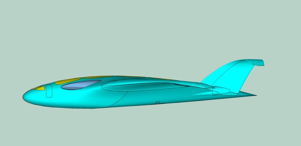 3dsmax new wave eco aircraft - New Wave Eco Aircraft Transport Assembly Model by RodgerSaintJohn