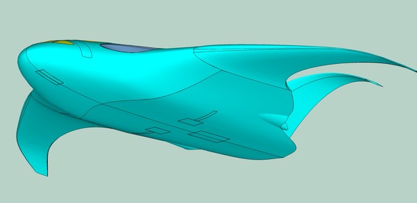 3dsmax new wave eco aircraft - New Wave Eco Aircraft Transport Assembly Model by RodgerSaintJohn