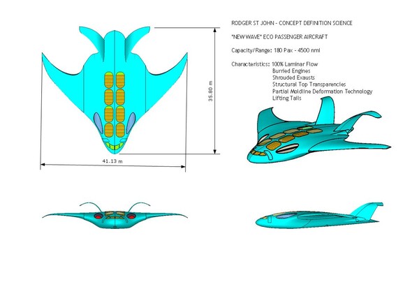 3dsmax new wave eco aircraft - New Wave Eco Aircraft Transport Assembly Model by RodgerSaintJohn
