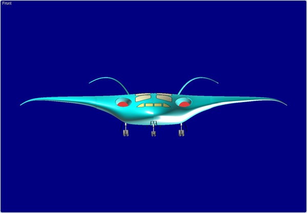 3dsmax new wave eco aircraft - New Wave Eco Aircraft Transport Assembly Model by RodgerSaintJohn