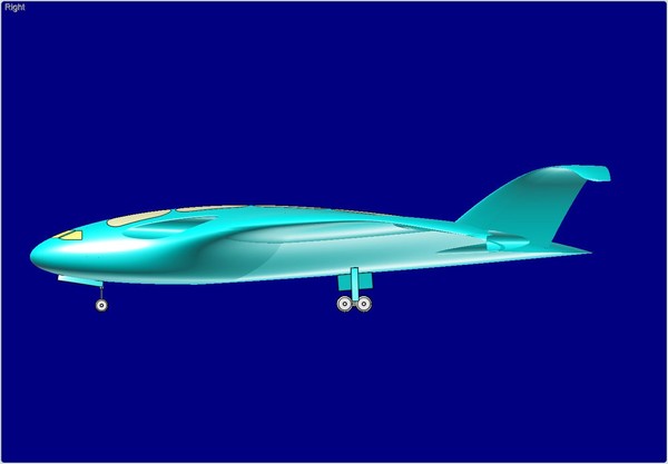 3dsmax new wave eco aircraft - New Wave Eco Aircraft Transport Assembly Model by RodgerSaintJohn