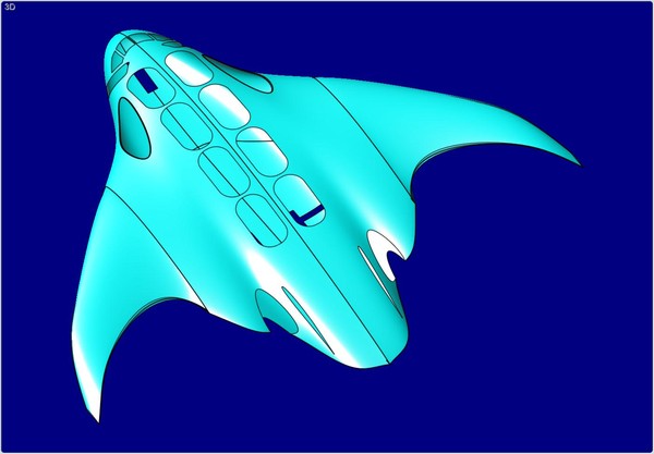 3dsmax new wave eco aircraft - New Wave Eco Aircraft Transport Assembly Model by RodgerSaintJohn