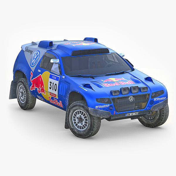 3dsmax volkswagen rally touareg - Volkswagen Touareg 2 Rally by NesAn Studio