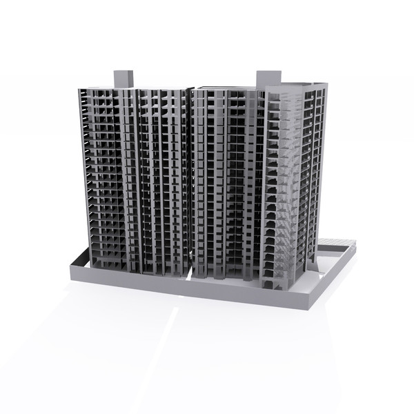 3d architectural 2010 model - BUILDING- HI MAX- 2010 by MotionMediaWorkshop