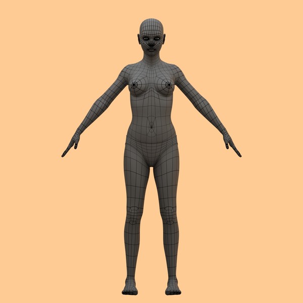 eleanor - adult female human 3d x - Eleanor - Adult Female Model by MKC 3D ARTS
