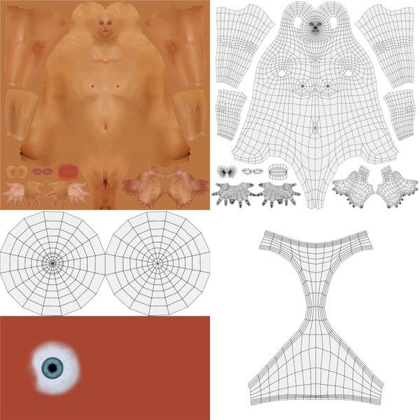 eleanor - adult female human 3d x - Eleanor - Adult Female Model by MKC 3D ARTS