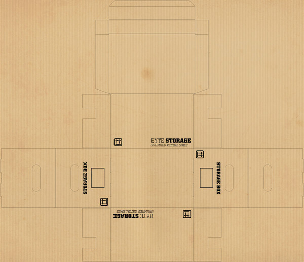 3dsmax brown archive box - Archive box by hiddevandijk