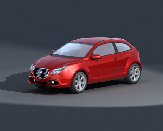 cars concept 1 3ds - DOSCH 3D: Concept Cars 2011 V1.1 by Dosch Design