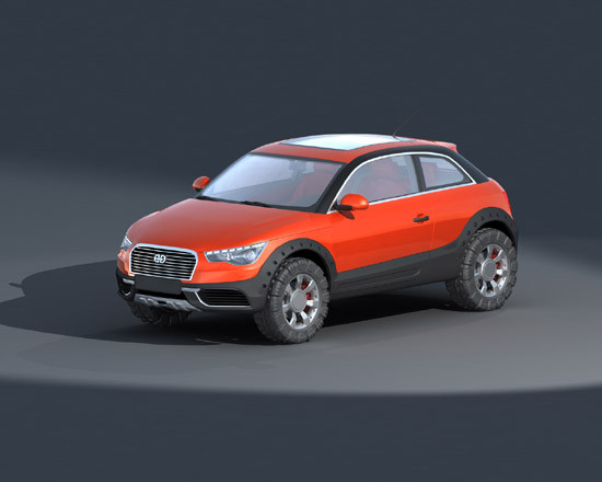cars concept 1 3ds - DOSCH 3D: Concept Cars 2011 V1.1 by Dosch Design