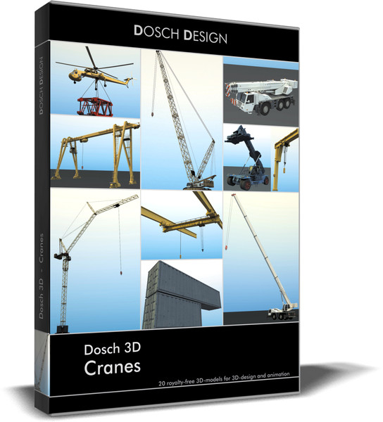 3dsmax cranes contains - DOSCH 3D: Cranes by Dosch Design