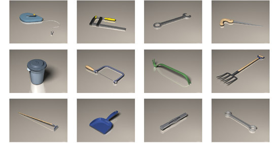 craftmen tools 3d 3ds - DOSCH 3D: Craftsmen Tools by Dosch Design