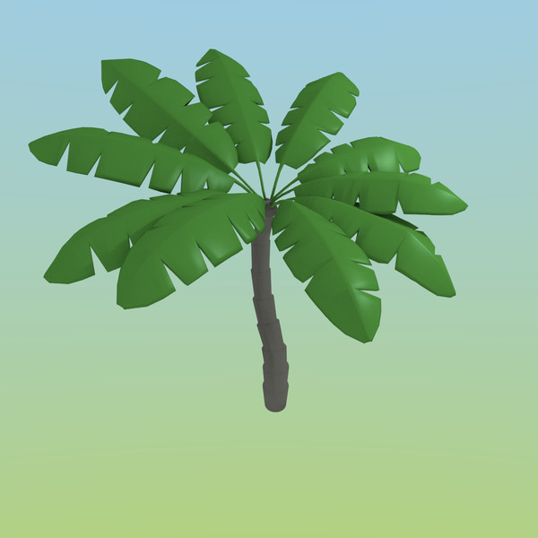 3d palm tree model - Cartoon Palm by fantazir