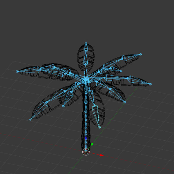 3d palm tree model - Cartoon Palm by fantazir