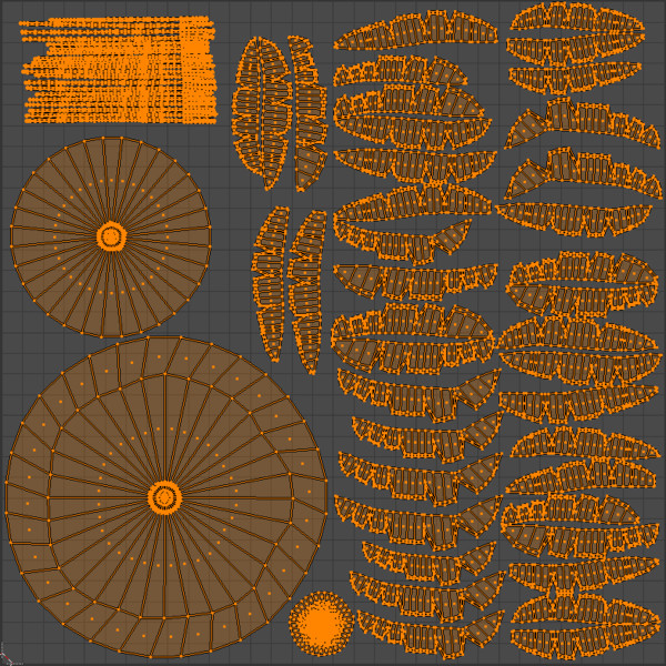 3dsmax palm tree - Cartoon Palm for Game by fantazir