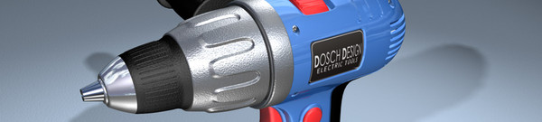 electric tools 3d model - DOSCH 3D - Electric Tools... by Dosch Design