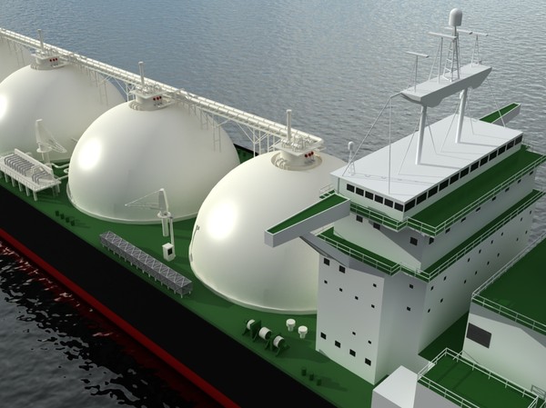 3d tanker ship lng - LNG Tanker Ship by yusuf joher taherali