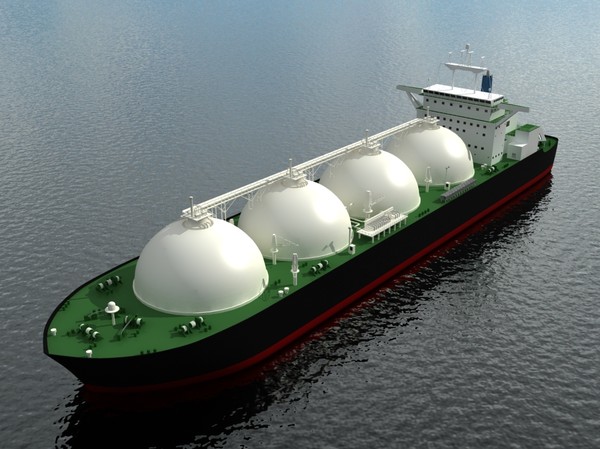 3d tanker ship lng - LNG Tanker Ship by yusuf joher taherali