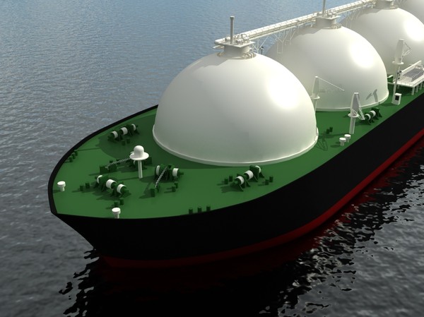 3d tanker ship lng - LNG Tanker Ship by yusuf joher taherali