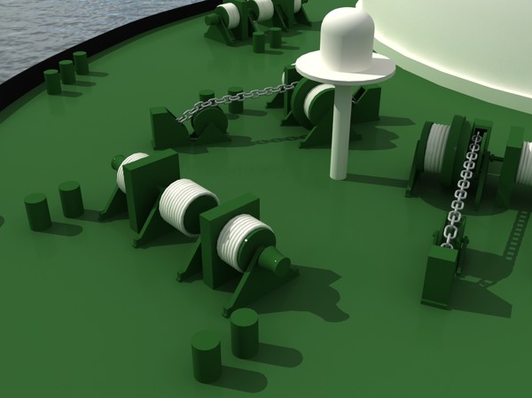 3d tanker ship lng - LNG Tanker Ship by yusuf joher taherali