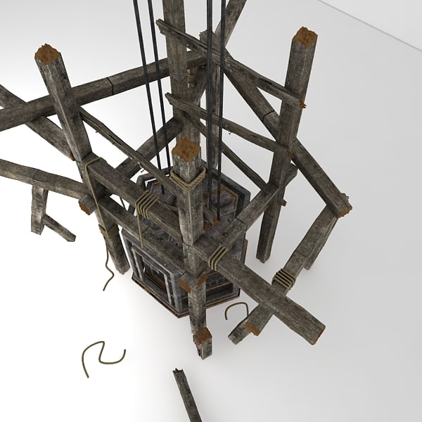 elevator old 3d 3ds - old elevator textured... by Litarvan