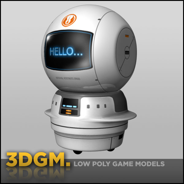 maya robot e 3dgm - robot helpdesk 3DGM by 3D Game Models