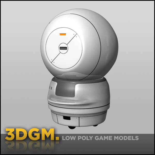 maya robot e 3dgm - robot helpdesk 3DGM by 3D Game Models