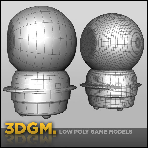 maya robot e 3dgm - robot helpdesk 3DGM by 3D Game Models
