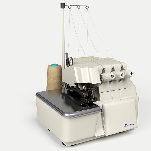 overlock sewing machine 3d model - Overlock by zbignev