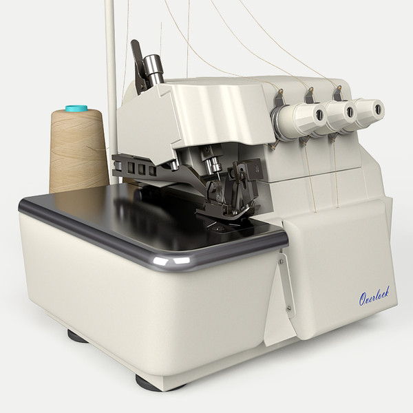overlock sewing machine 3d model - Overlock by zbignev