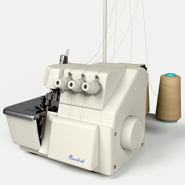 overlock sewing machine 3d model - Overlock by zbignev