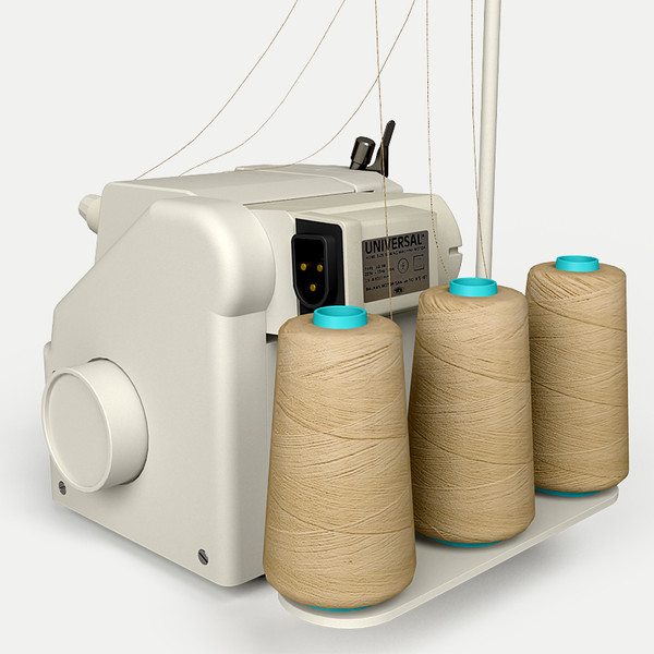 overlock sewing machine 3d model - Overlock by zbignev