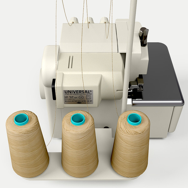 overlock sewing machine 3d model - Overlock by zbignev