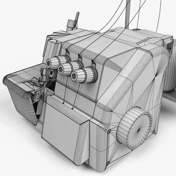 overlock sewing machine 3d model - Overlock by zbignev