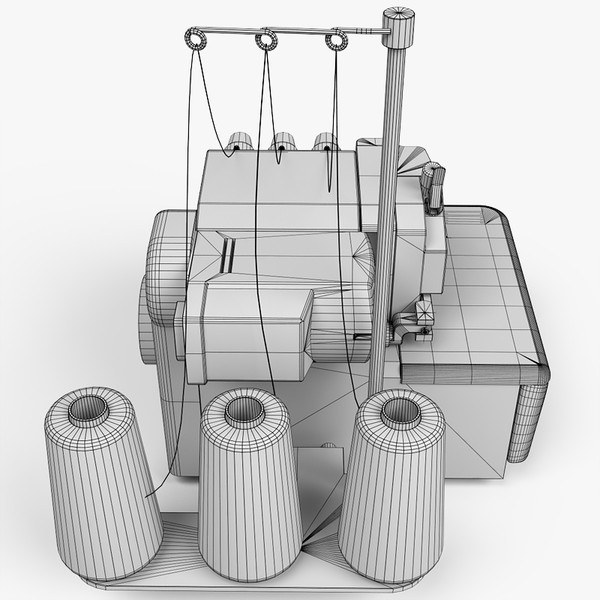 overlock sewing machine 3d model - Overlock by zbignev