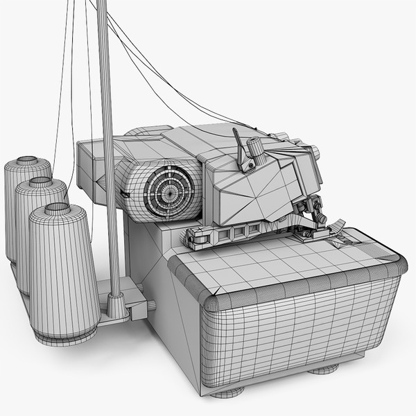 overlock sewing machine 3d model - Overlock by zbignev
