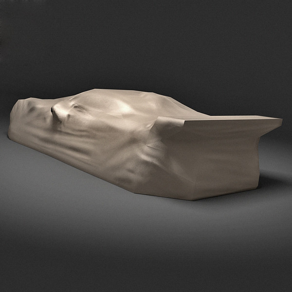 3d shrouded sport car - Shrouded Car 2 by NesAn Studio