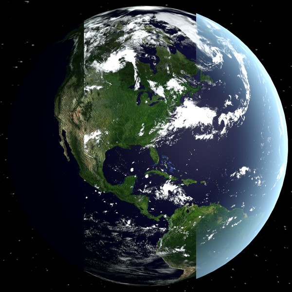earth clouds 3d model - Earth by 3DUniverse Pro