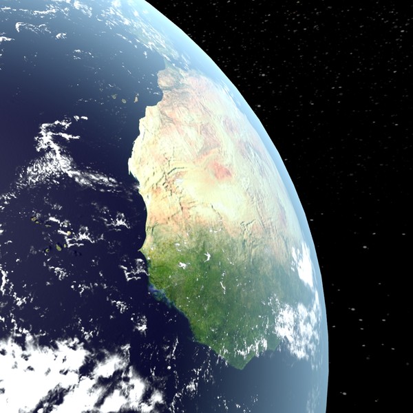 earth clouds 3d model - Earth by 3DUniverse Pro