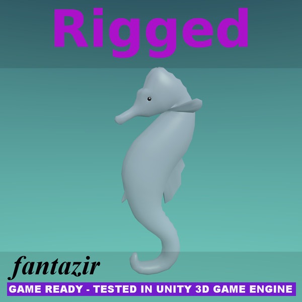maya sea seahorse - Seahorse for game by fantazir