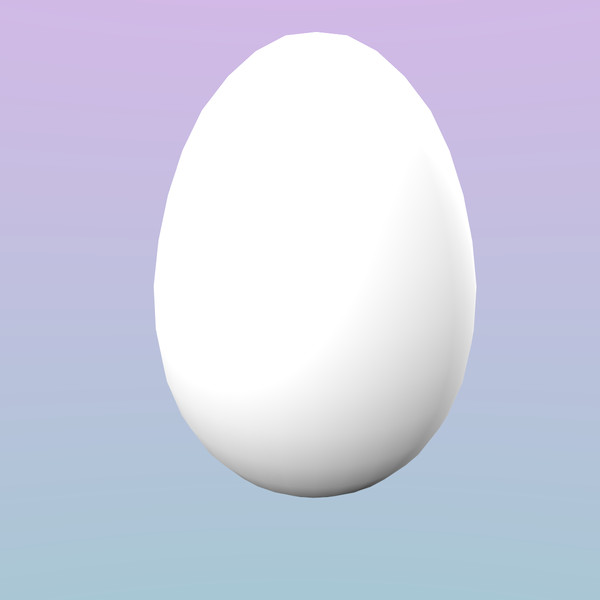 food egg 3d obj - Egg by fantazir