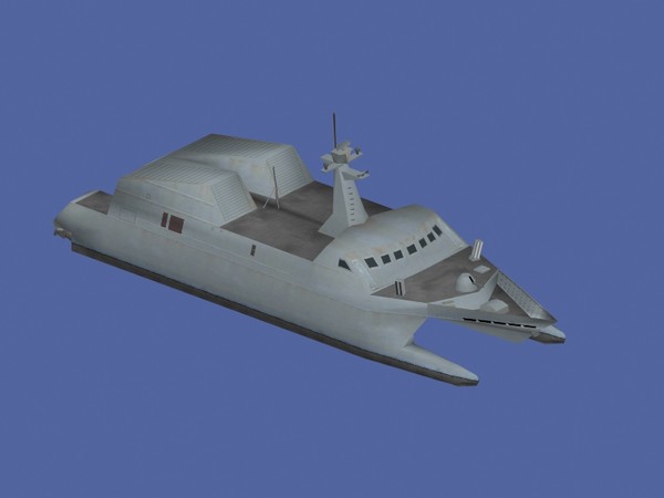 3d model houbei class missile boat - Houbei class missile boat (Type 22) FAC... by FangioDesign